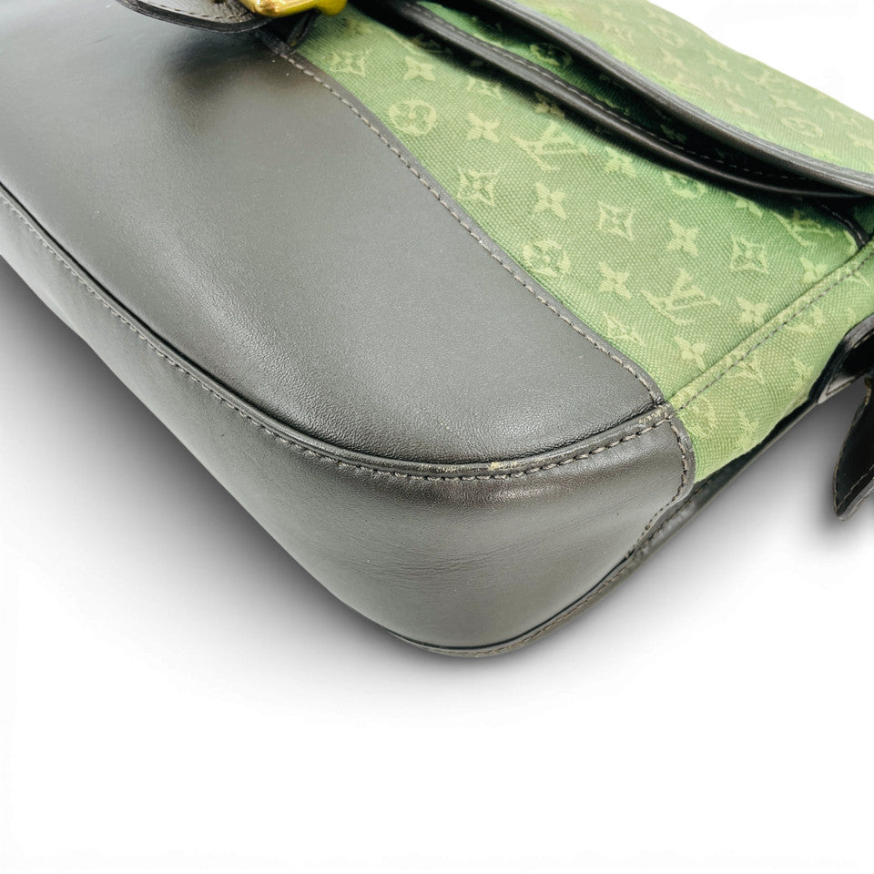 LOUIS VUITTON モノグラム ミニラン グリーン カーキ ベレンジャー M92673 ショルダーバッグ