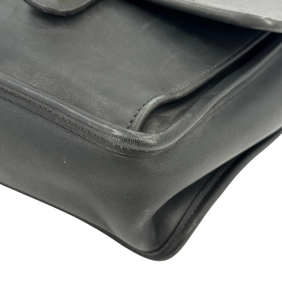 COACH ブラック 2WAY ショルダーバッグ アメリカ製 オールドコーチ