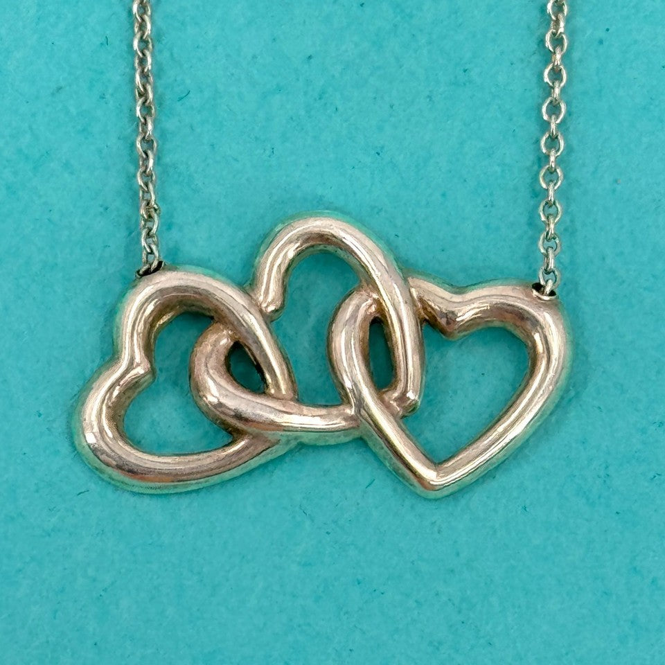 TIFFANY ネックレス   トリプルハート  925 SV