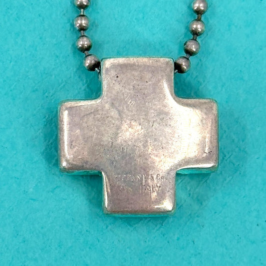 TIFFANY ネックレス   クロス  925 SV