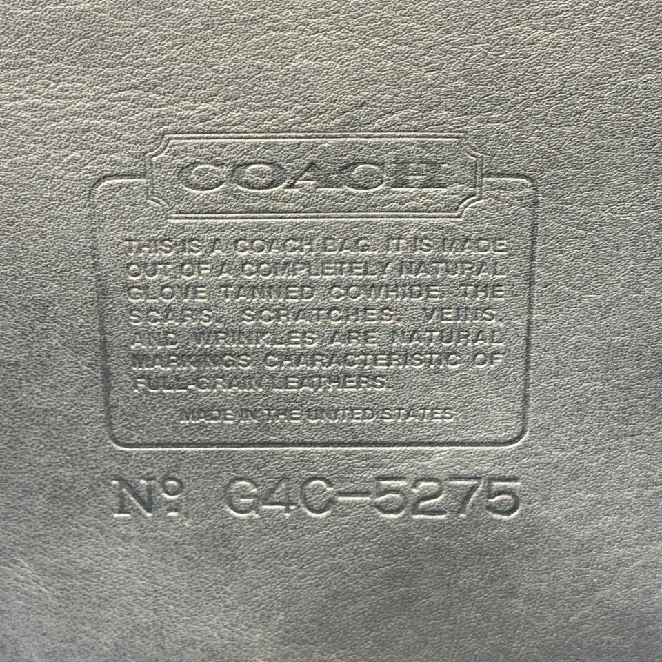 COACH ブラック 2WAY ショルダーバッグ アメリカ製 オールドコーチ