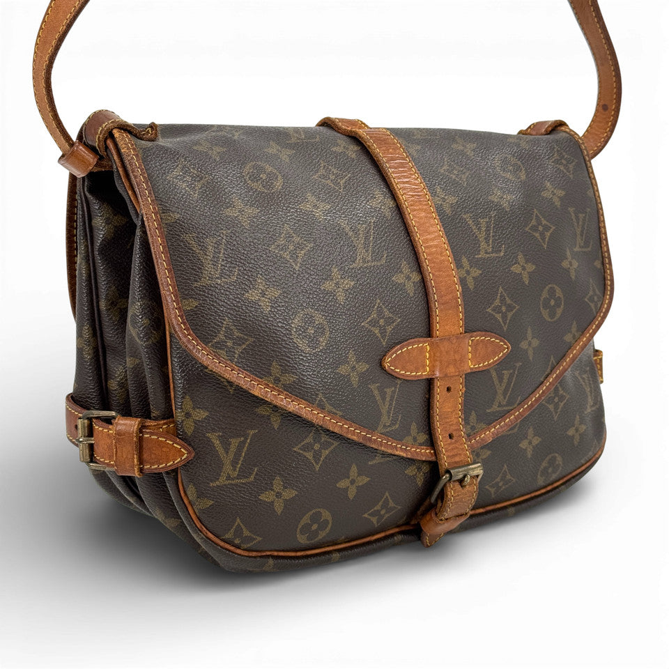 LOUIS VUITTON モノグラム ソミュール30 M42256 ショルダーバッグ