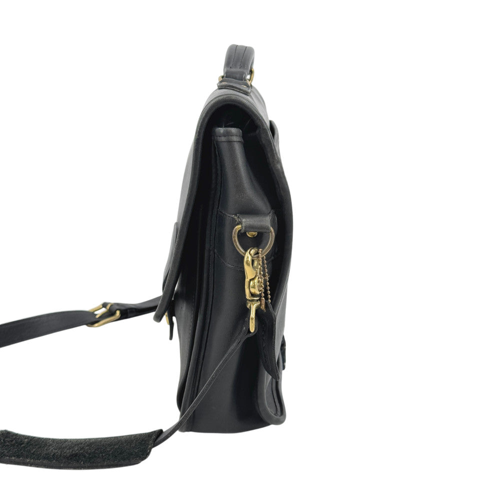 COACH ブラック 2WAY ショルダーバッグ アメリカ製 オールドコーチ