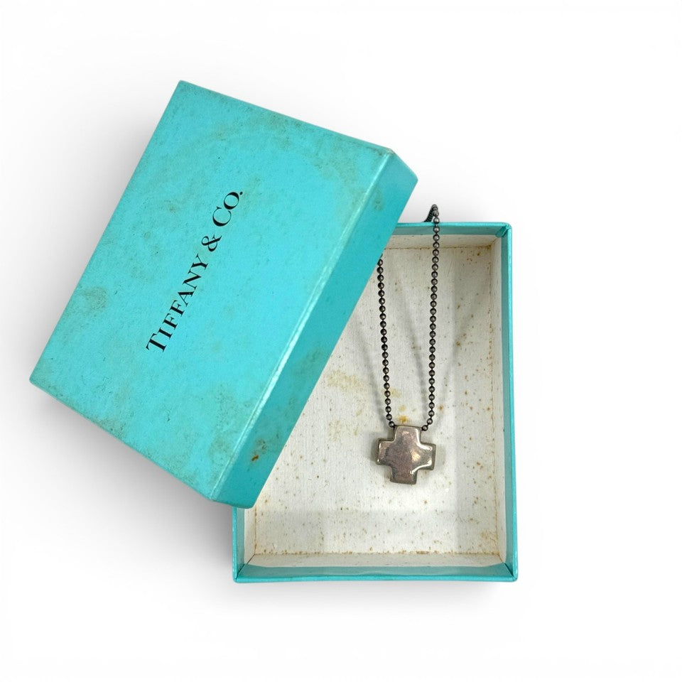 TIFFANY ネックレス   クロス  925 SV