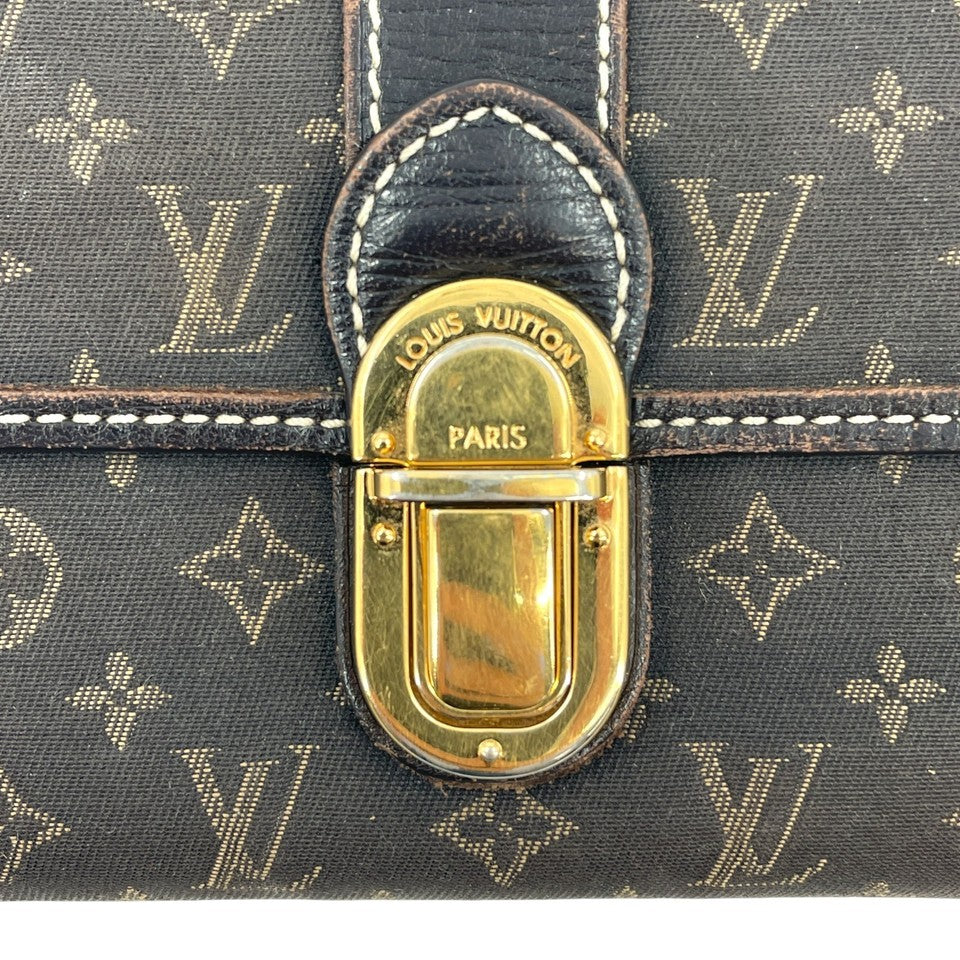 LOUIS VUITTON モノグラム ミニラン イディル ポルトフォイユ サラ ウォレット M63006