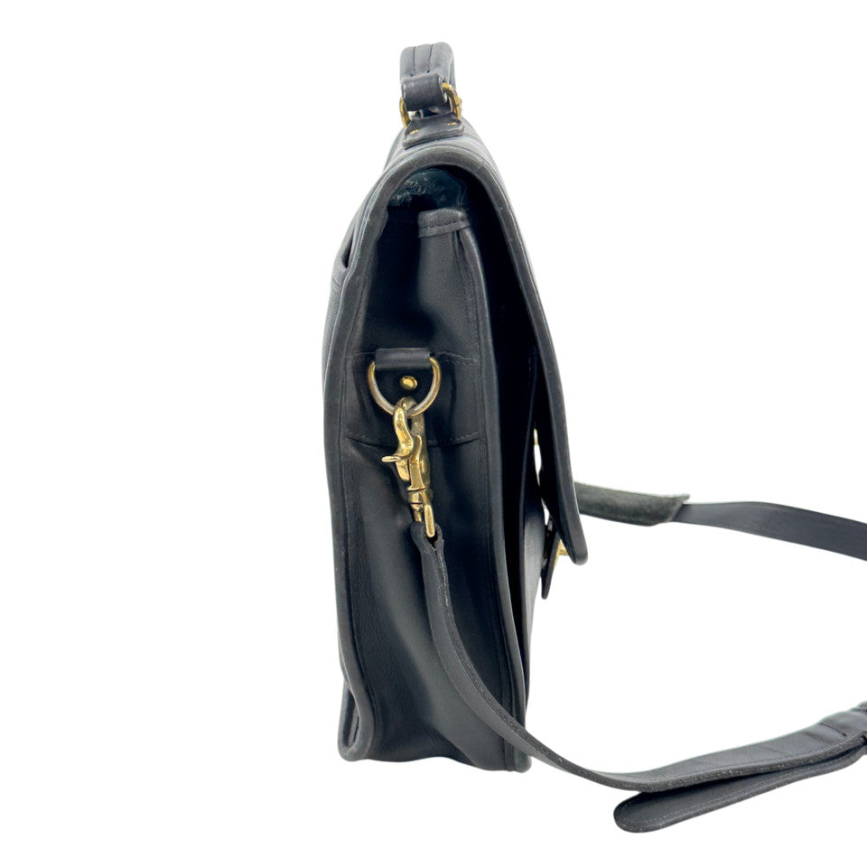 COACH ブラック 2WAY ショルダーバッグ アメリカ製 オールドコーチ