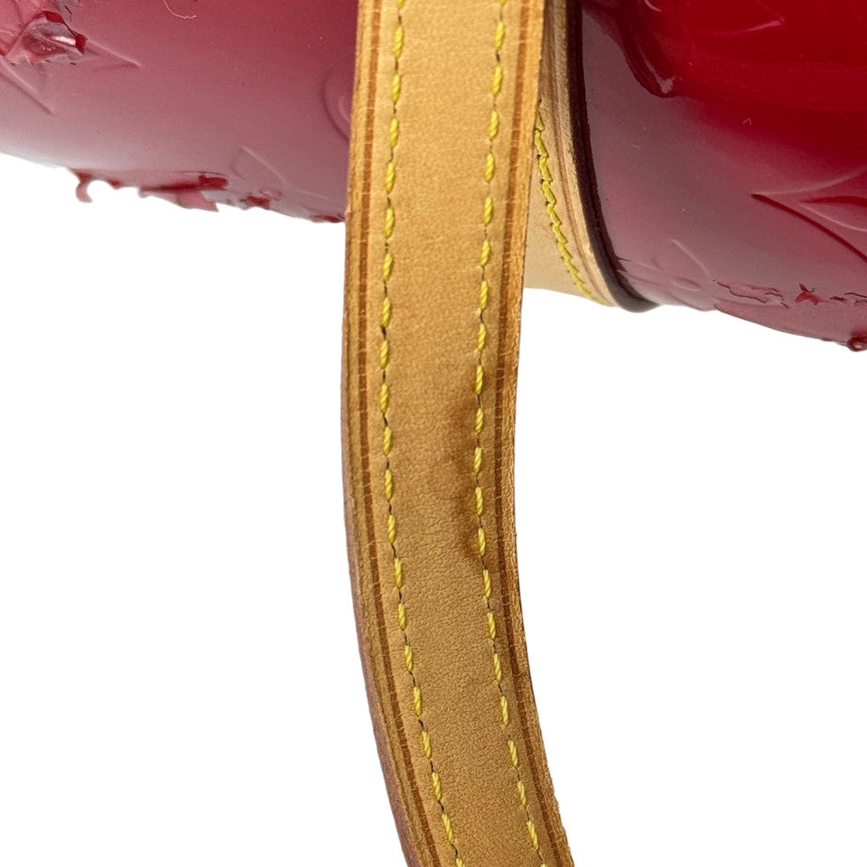 LOUIS VUITTON モノグラム ヴェルニ レッド ベッドフォード M91986 ハンドバッグ