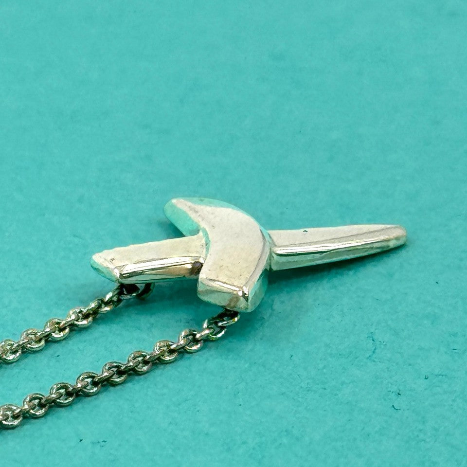 TIFFANY ネックレス   キス クロス  925 SV