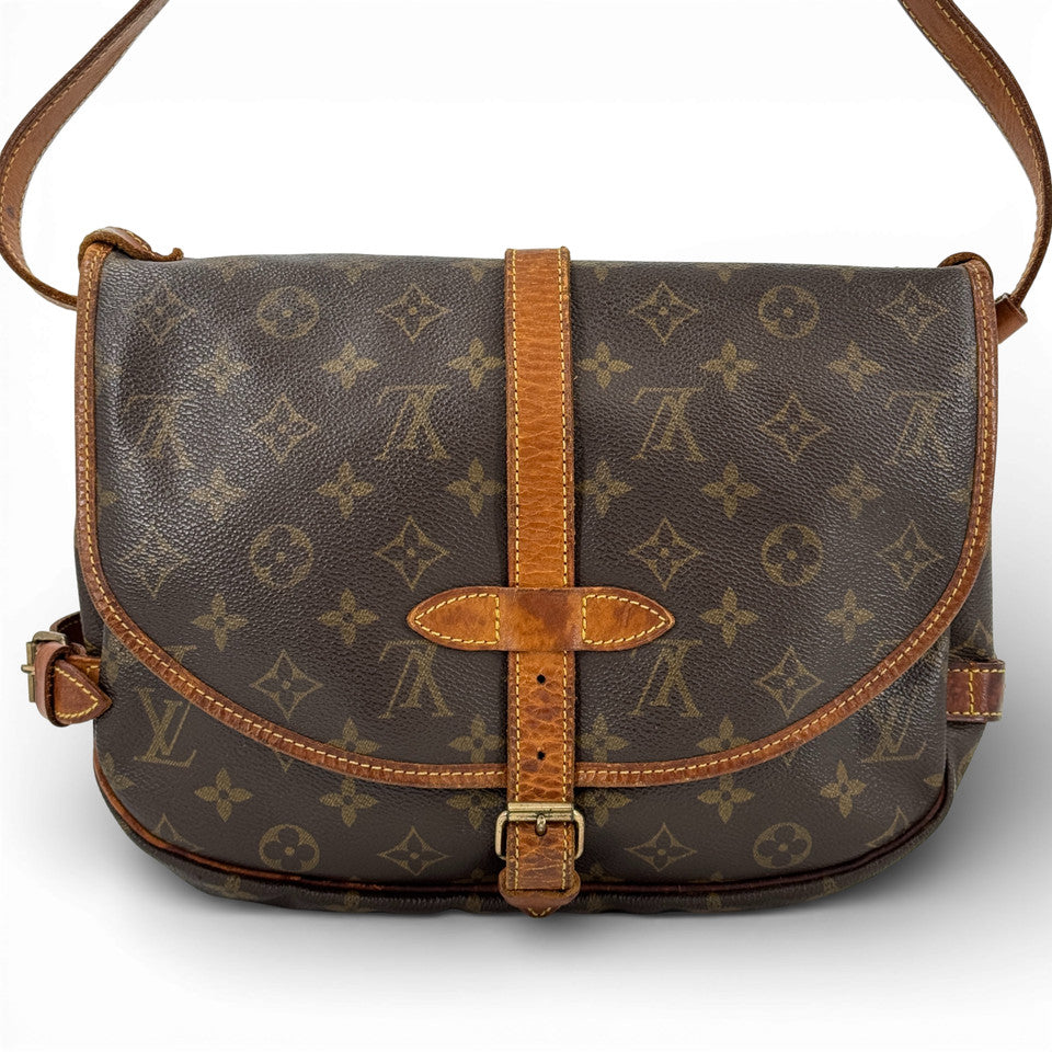 LOUIS VUITTON モノグラム ソミュール30 M42256 ショルダーバッグ