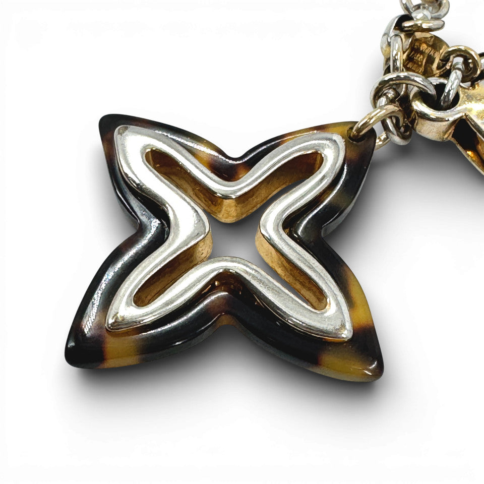 LOUIS VUITTON ビジューサック・アンソレンス レオパードフラワー M65087 バッグ チャーム
