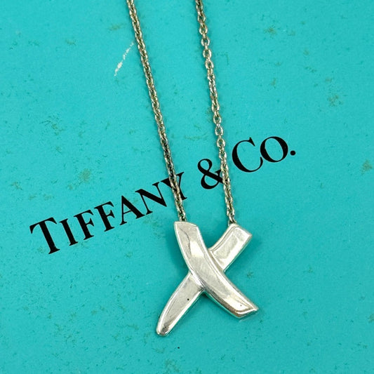 TIFFANY ネックレス   キス クロス  925 SV