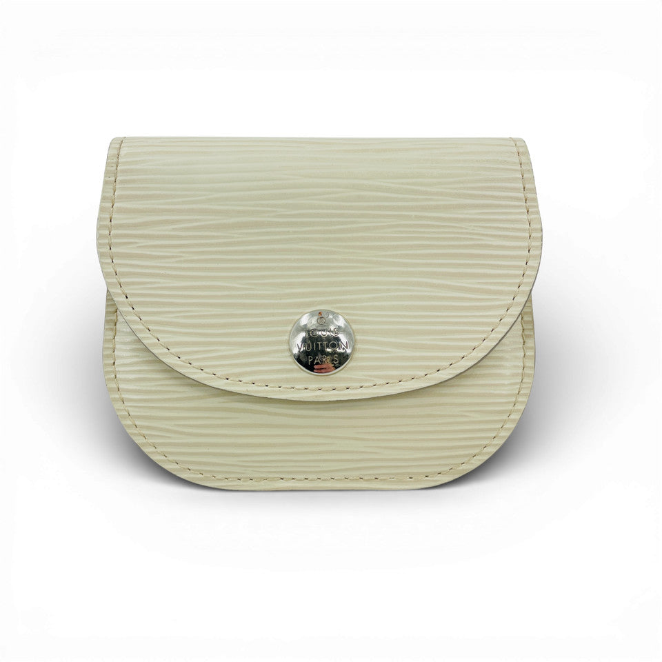LOUIS VUITTON エピ ホワイト ポルトモネ　アコルディオン M6657J コインケース