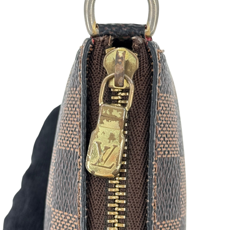 LOUIS VUITTON ダミエ エベヌ ポシェット アクセサリー ポーチ N58009