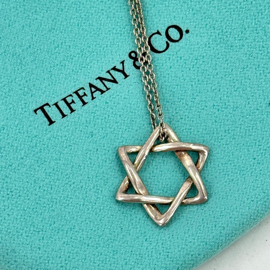TIFFANY  925 エルザペレッティ スター オブ ダビデ SV ネックレス