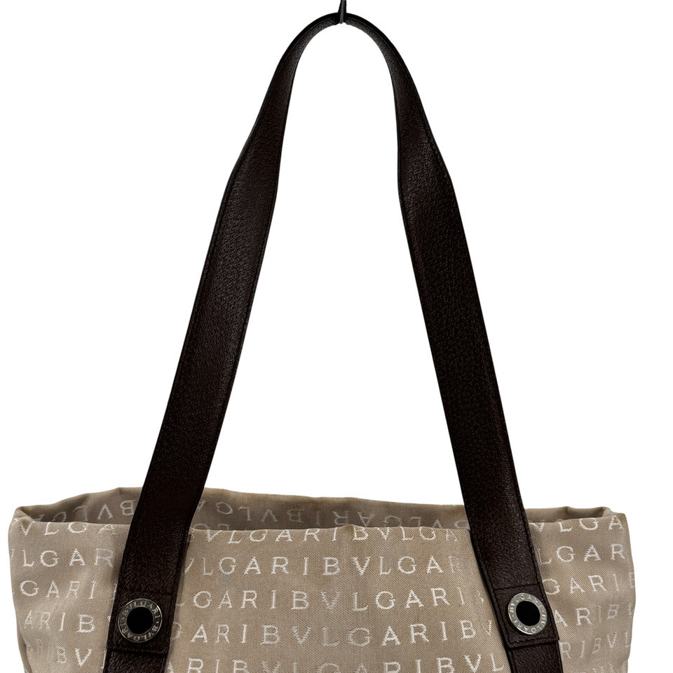 BVLGARI ロゴマニア キャンバス トートバッグ