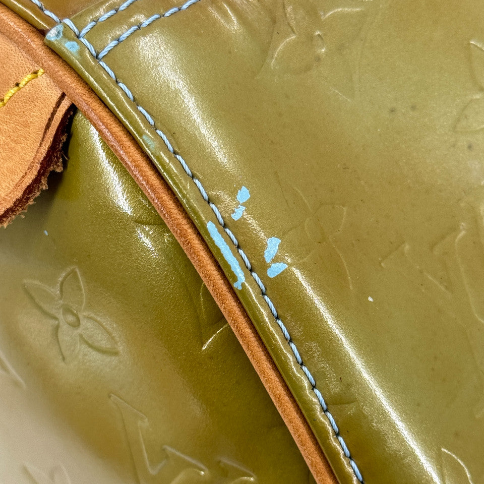 LOUIS VUITTON モノグラム ヴェルニ グリーン マーサー 45 M91001 ボストン