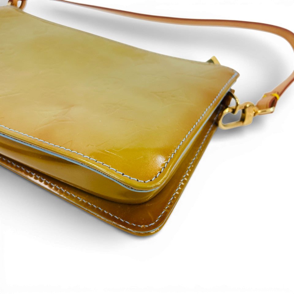 LOUIS VUITTON モノグラム ヴェルニ レキシントン ヴェルニ グリーン M91011 ポーチ