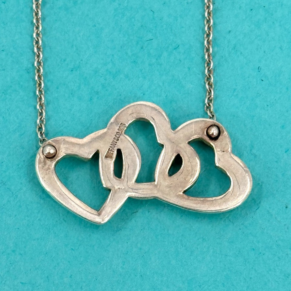 TIFFANY ネックレス   トリプルハート  925 SV
