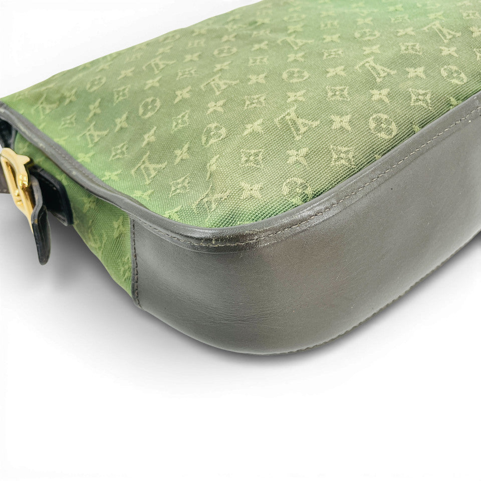 LOUIS VUITTON モノグラム ミニラン グリーン カーキ ベレンジャー M92673 ショルダーバッグ