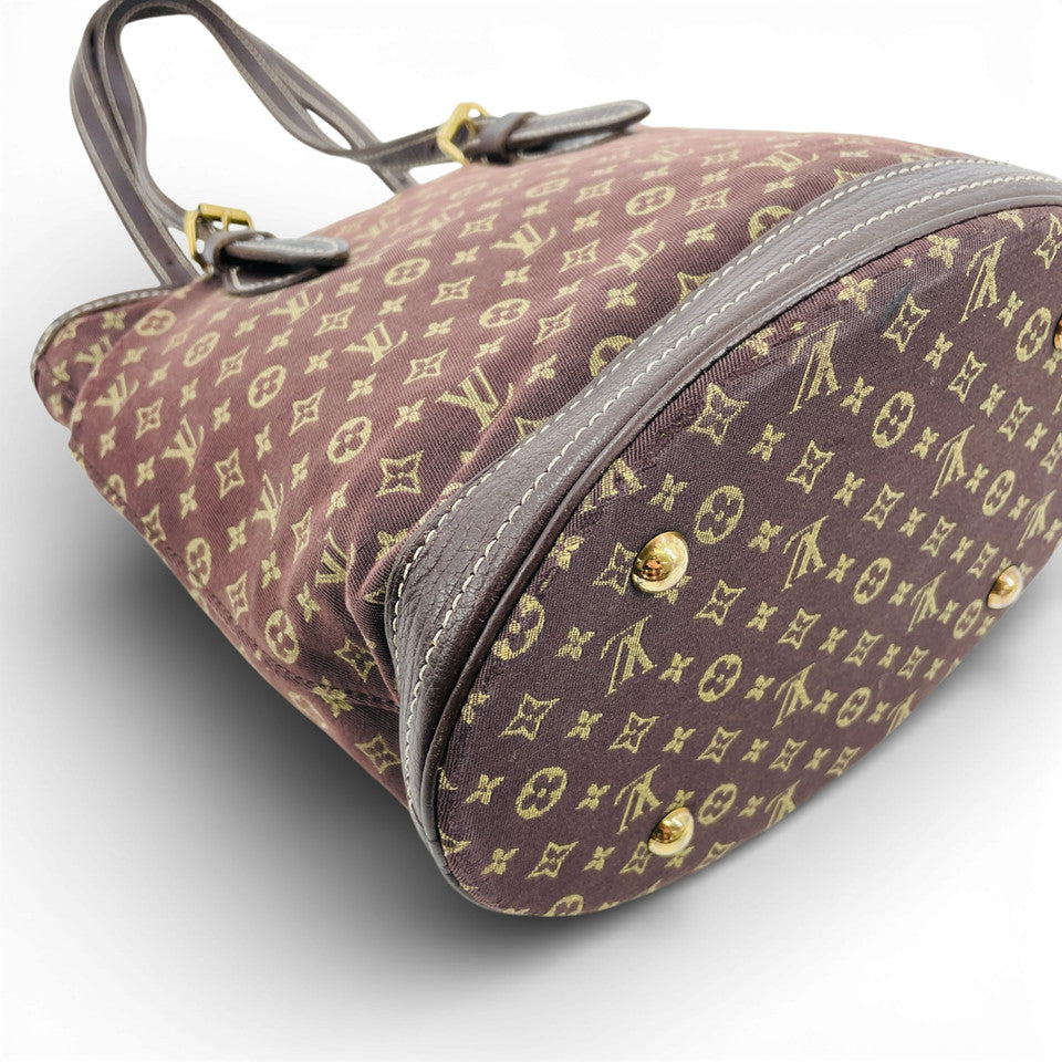 LOUIS VUITTON エベヌ モノグラム ミニラン　バケットPM M95226 ショルダーバッグ