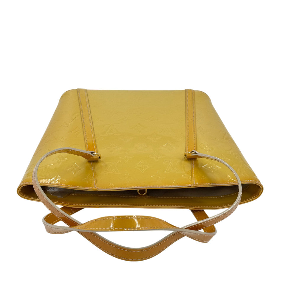 LOUIS VUITTON モノグラム ヴェルニ アヴァロンMM ブロンコレール M91743 ハンドバッグ