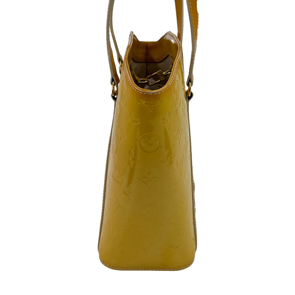 LOUIS VUITTON モノグラム ヴェルニ アヴァロンMM ブロンコレール M91743 ハンドバッグ