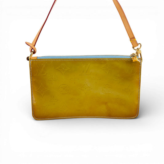 LOUIS VUITTON モノグラム ヴェルニ レキシントン ヴェルニ グリーン M91011 ポーチ