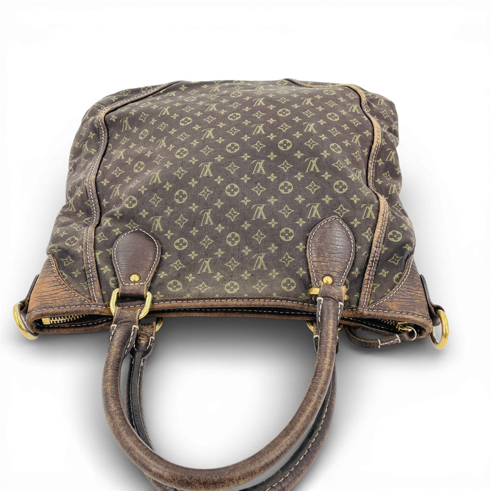 LOUIS VUITTON モノグラム エベヌ ミニラン ブザス アンジュール M95617 2WAY ハンドバッグ