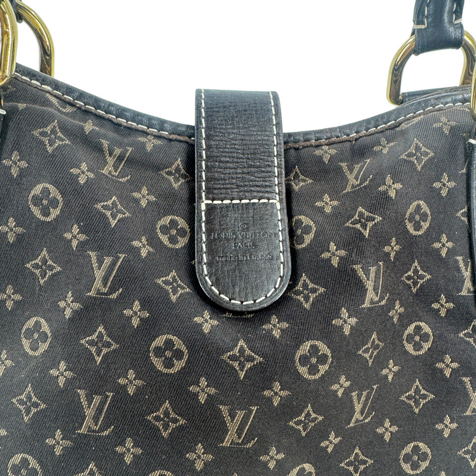 LOUIS VUITTON モノグラム ミニラン エベヌ イディール エレジー M5666 2WAY ハンドバッグ