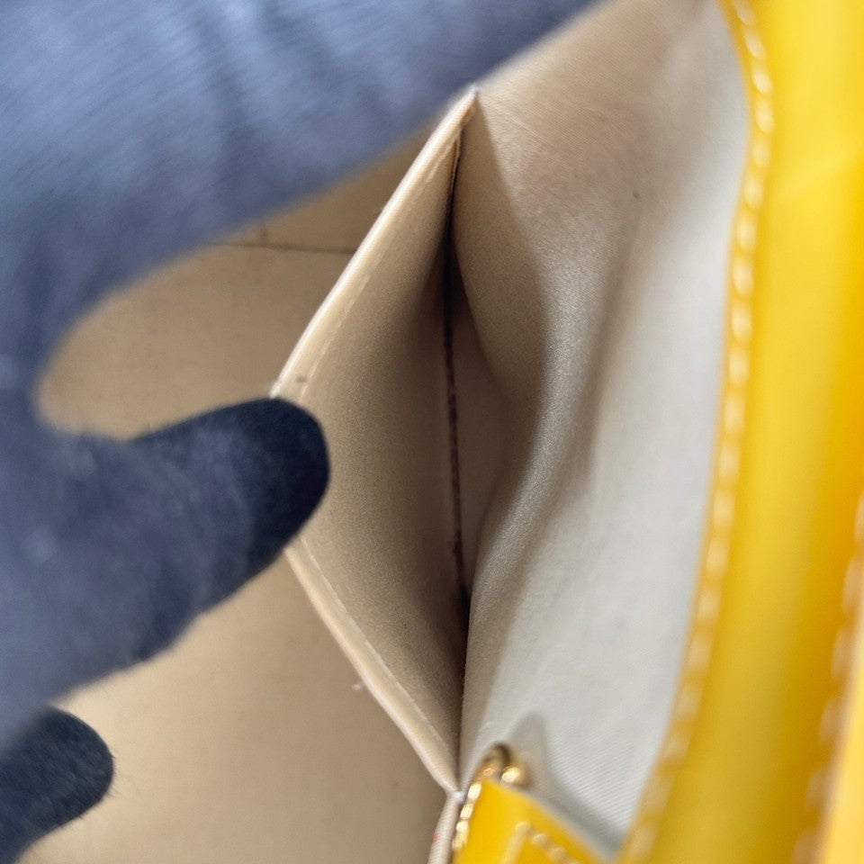 LOUIS VUITTON モノグラム ヴェルニ アヴァロンMM ブロンコレール M91743 ハンドバッグ
