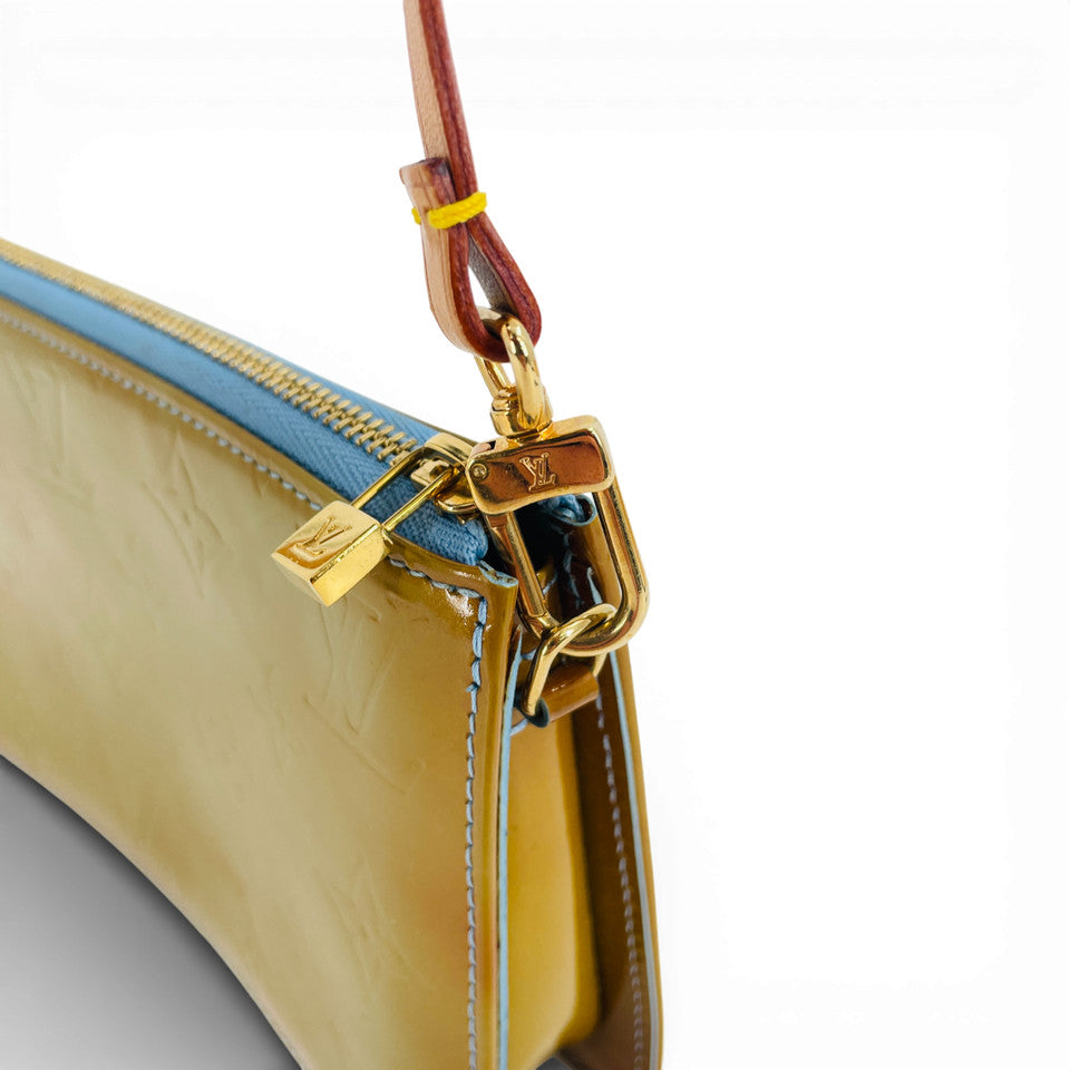 LOUIS VUITTON モノグラム ヴェルニ レキシントン ヴェルニ グリーン M91011 ポーチ