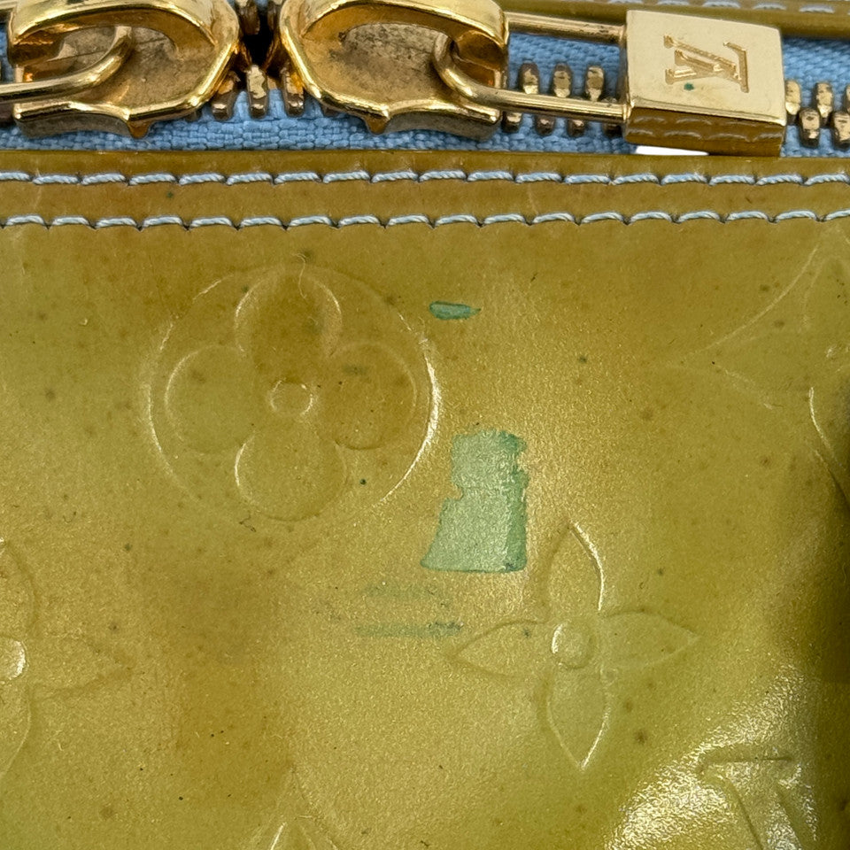 LOUIS VUITTON モノグラム ヴェルニ グリーン マーサー 45 M91001 ボストン