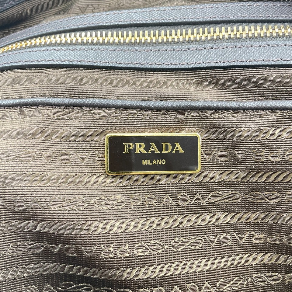 PRADA ミラノナイロン&サフィアーノレザー 2WAY Bruciato ショルダーバッグ