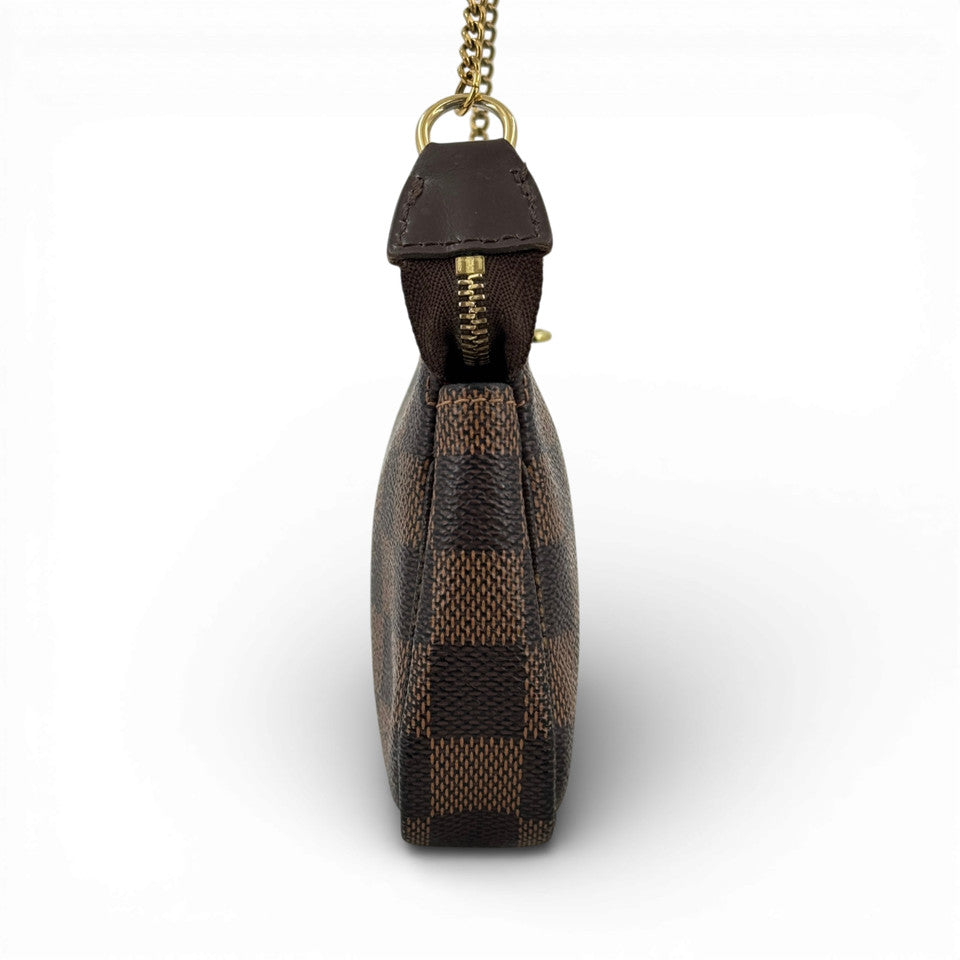 LOUIS VUITTON ダミエ エベヌ ポシェット アクセサリー ポーチ N58009