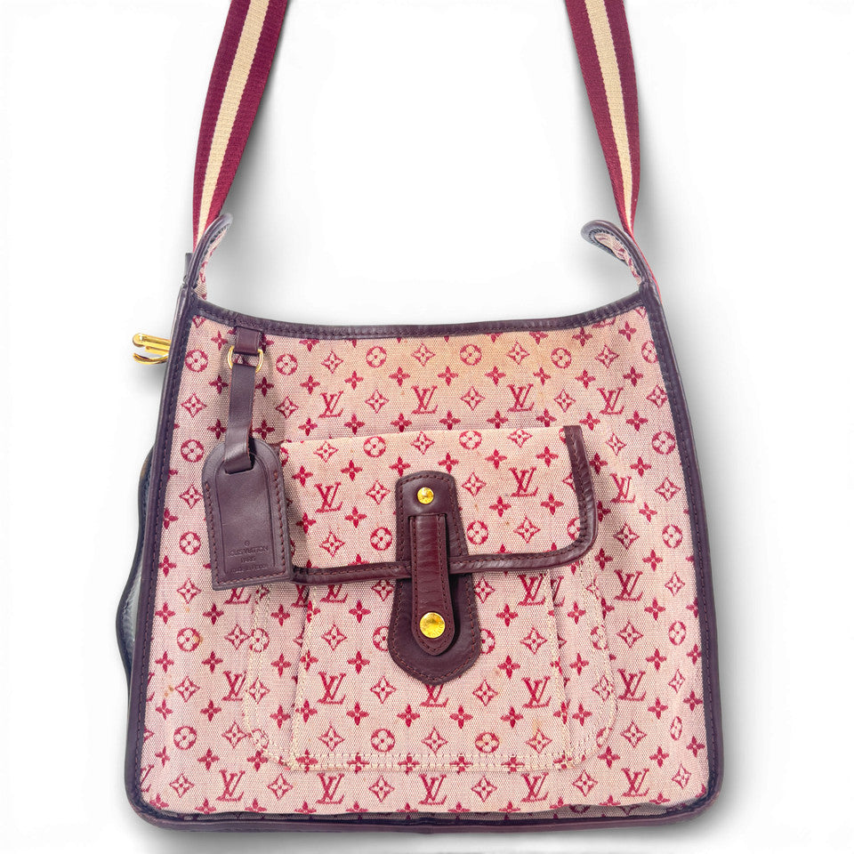 LOUIS VUITTON モノグラム ミニラン ブサス・マリーケイト ピンク M92321 ショルダーバッグ