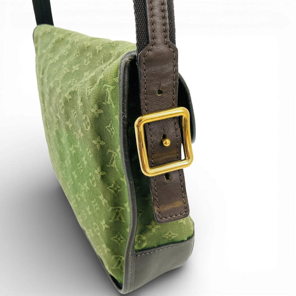 LOUIS VUITTON モノグラム ミニラン グリーン カーキ ベレンジャー M92673 ショルダーバッグ