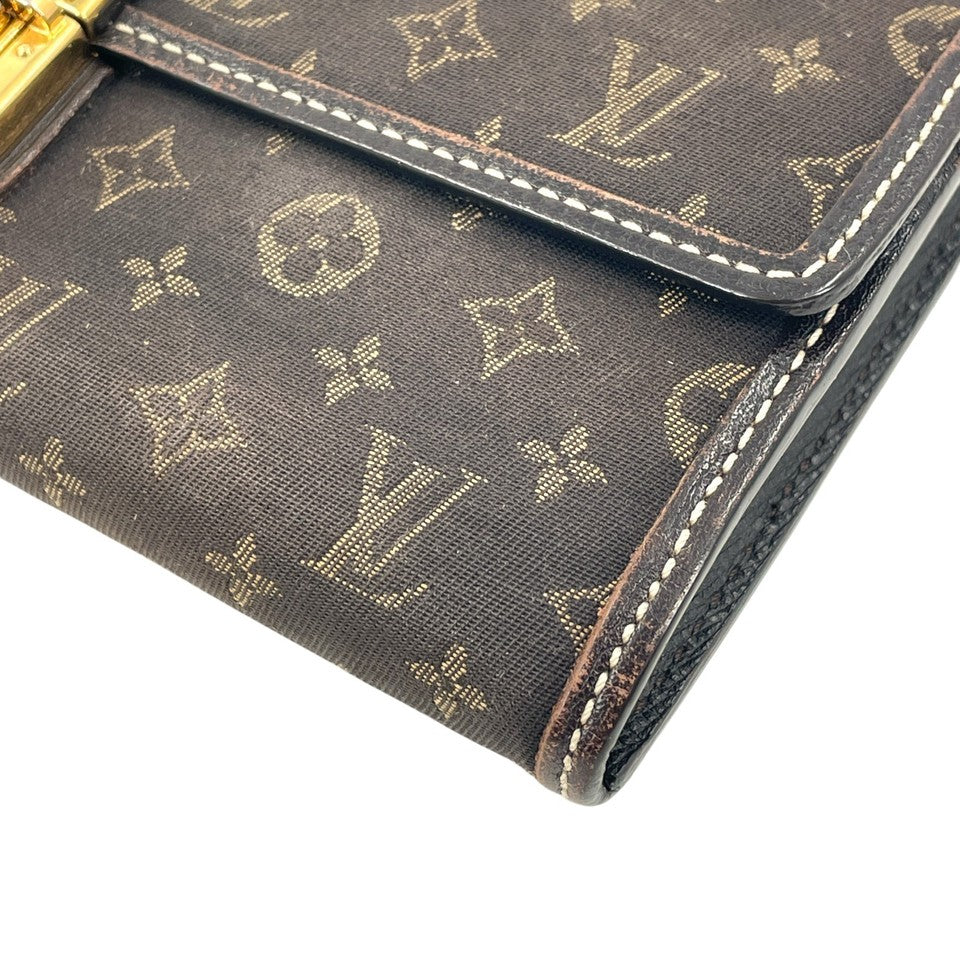 LOUIS VUITTON モノグラム ミニラン イディル ポルトフォイユ サラ ウォレット M63006