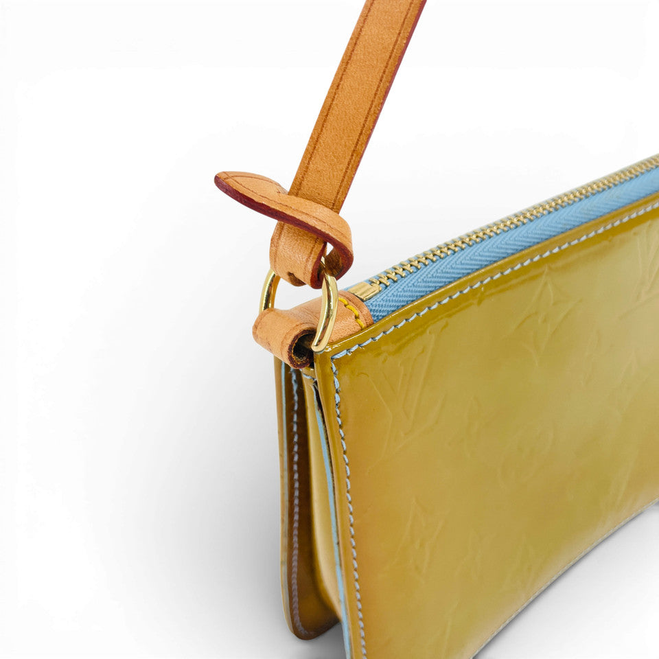 LOUIS VUITTON モノグラム ヴェルニ レキシントン ヴェルニ グリーン M91011 ポーチ