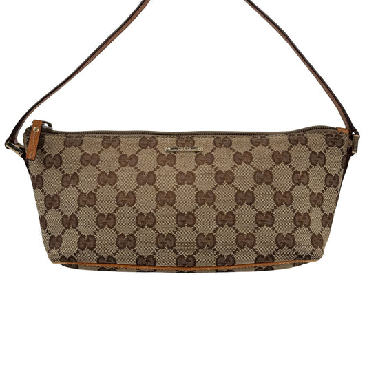 GUCCI GGキャンバス ベージュ アクセサリー ポーチ