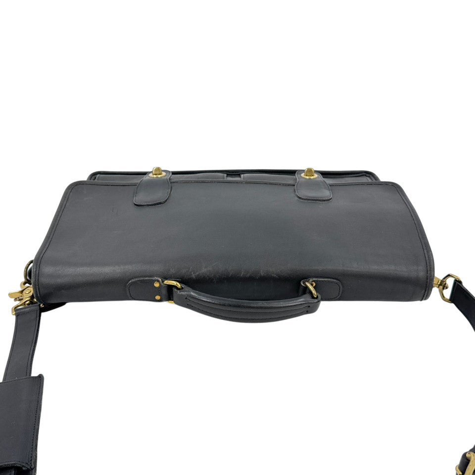 COACH ブラック 2WAY ショルダーバッグ アメリカ製 オールドコーチ