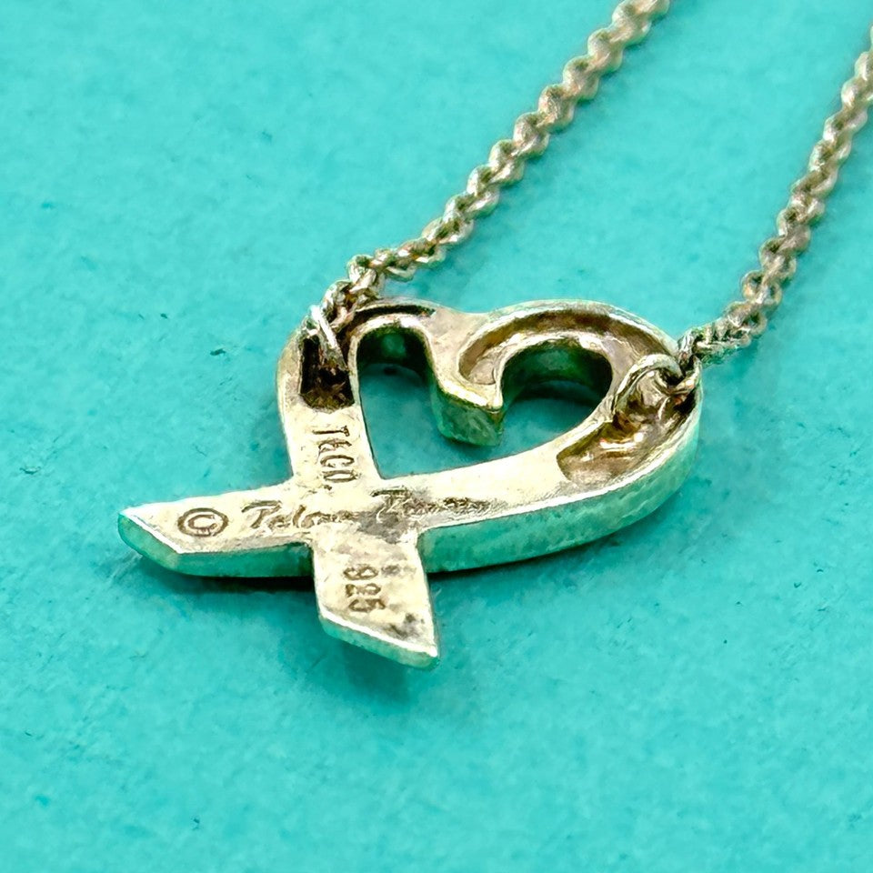 TIFFANY ネックレス SV 925 パロマピカソ ラビングハート