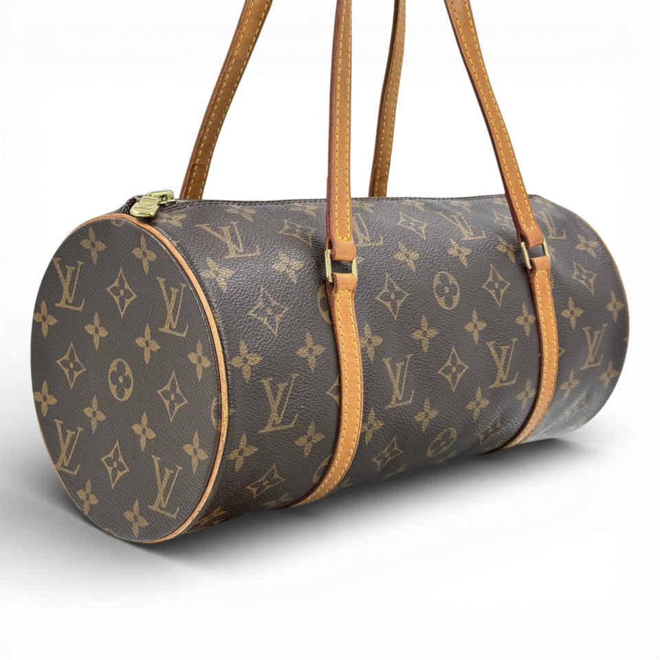LOUIS VUITTON モノグラム パピヨン30 ポーチ付き M51385 ハンドバッグ