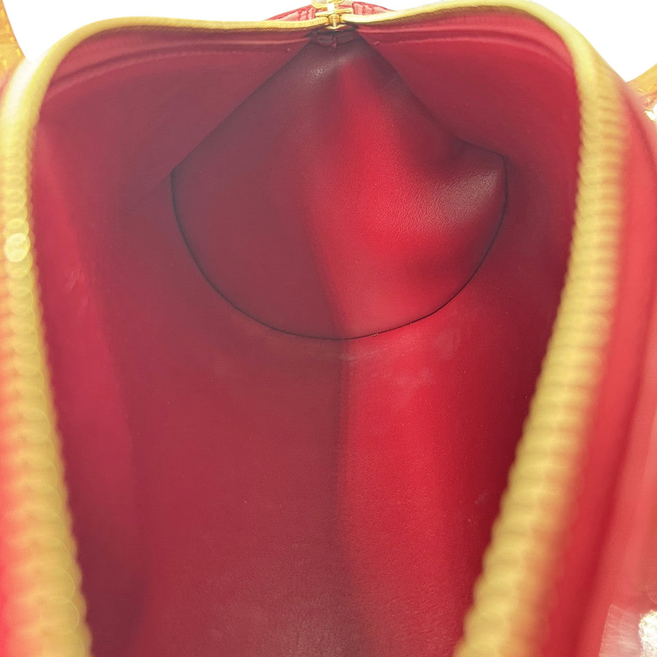 LOUIS VUITTON モノグラム ヴェルニ レッド ベッドフォード M91986 ハンドバッグ
