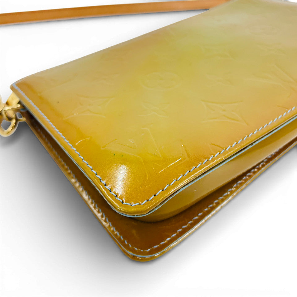 LOUIS VUITTON モノグラム ヴェルニ レキシントン ヴェルニ グリーン M91011 ポーチ
