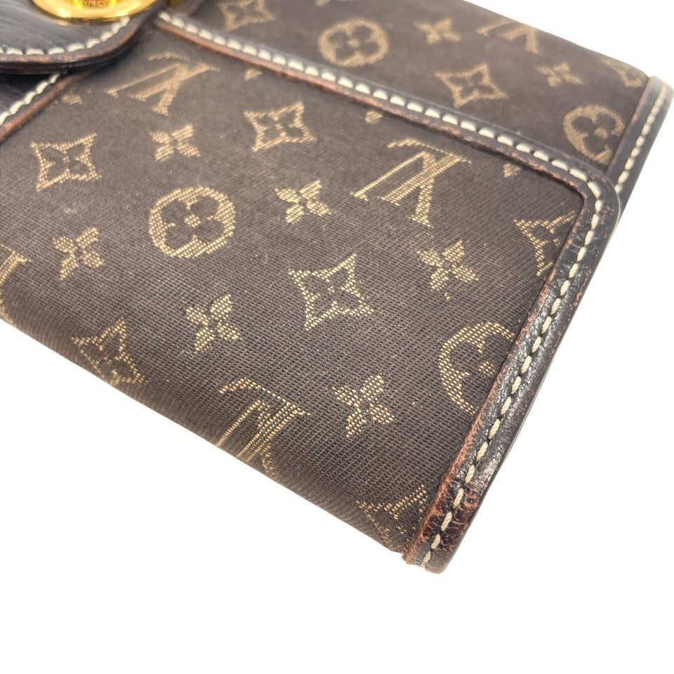 LOUIS VUITTON モノグラム ミニラン イディル ポルトフォイユ サラ ウォレット M63006