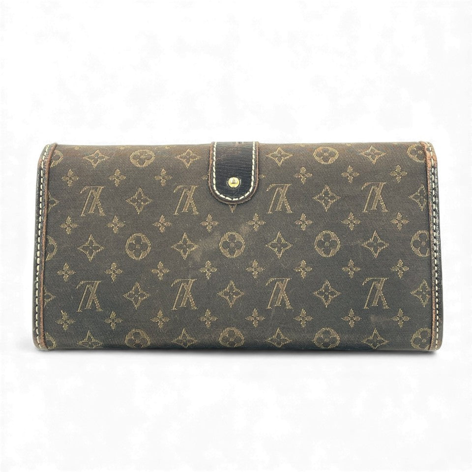 LOUIS VUITTON モノグラム ミニラン イディル ポルトフォイユ サラ ウォレット M63006
