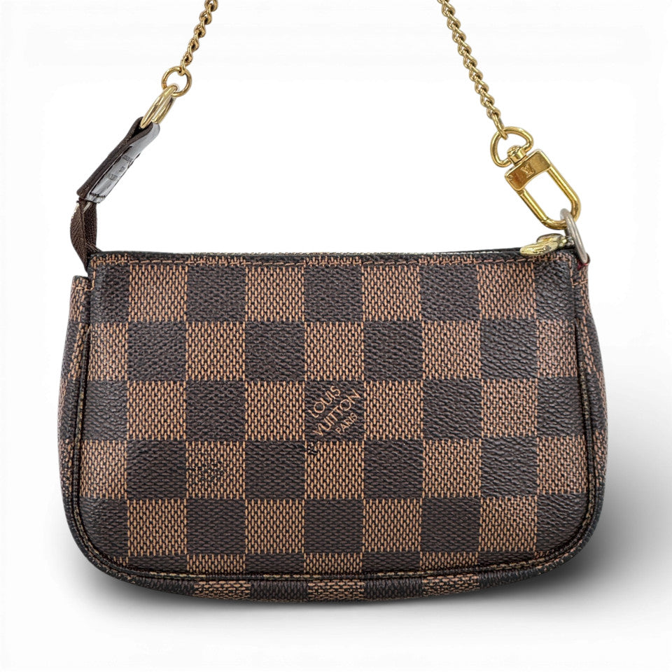 LOUIS VUITTON ダミエ エベヌ ポシェット アクセサリー ポーチ N58009