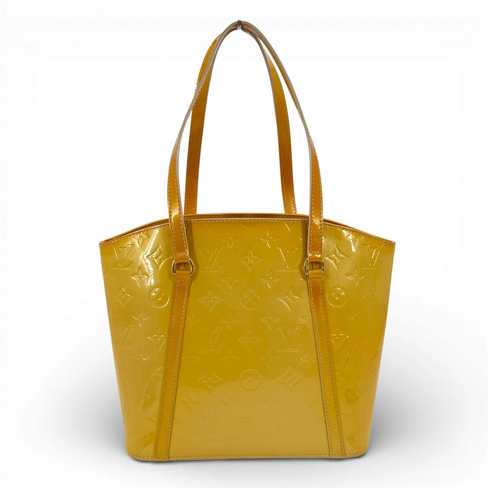 LOUIS VUITTON モノグラム ヴェルニ アヴァロンMM ブロンコレール M91743 ハンドバッグ