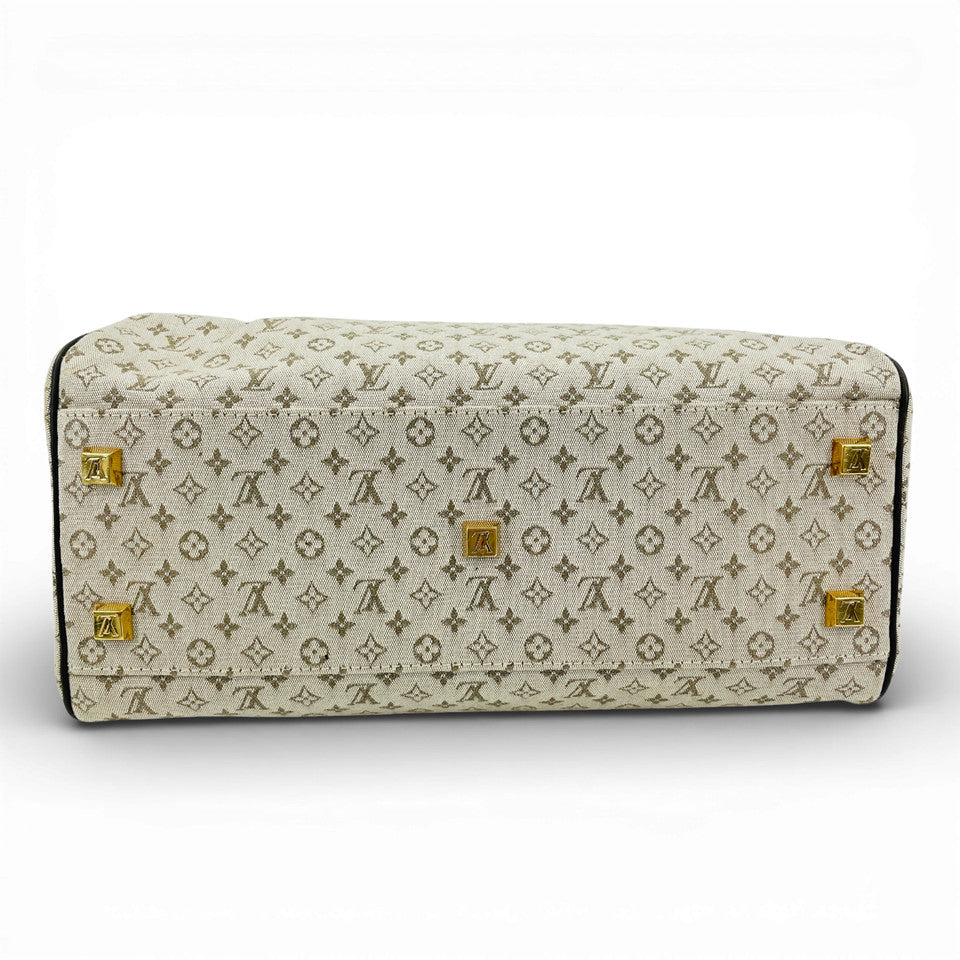 LOUIS VUITTON モノグラム ミニラン カーキ ジョセフィンGM M92310 ハンドバッグ