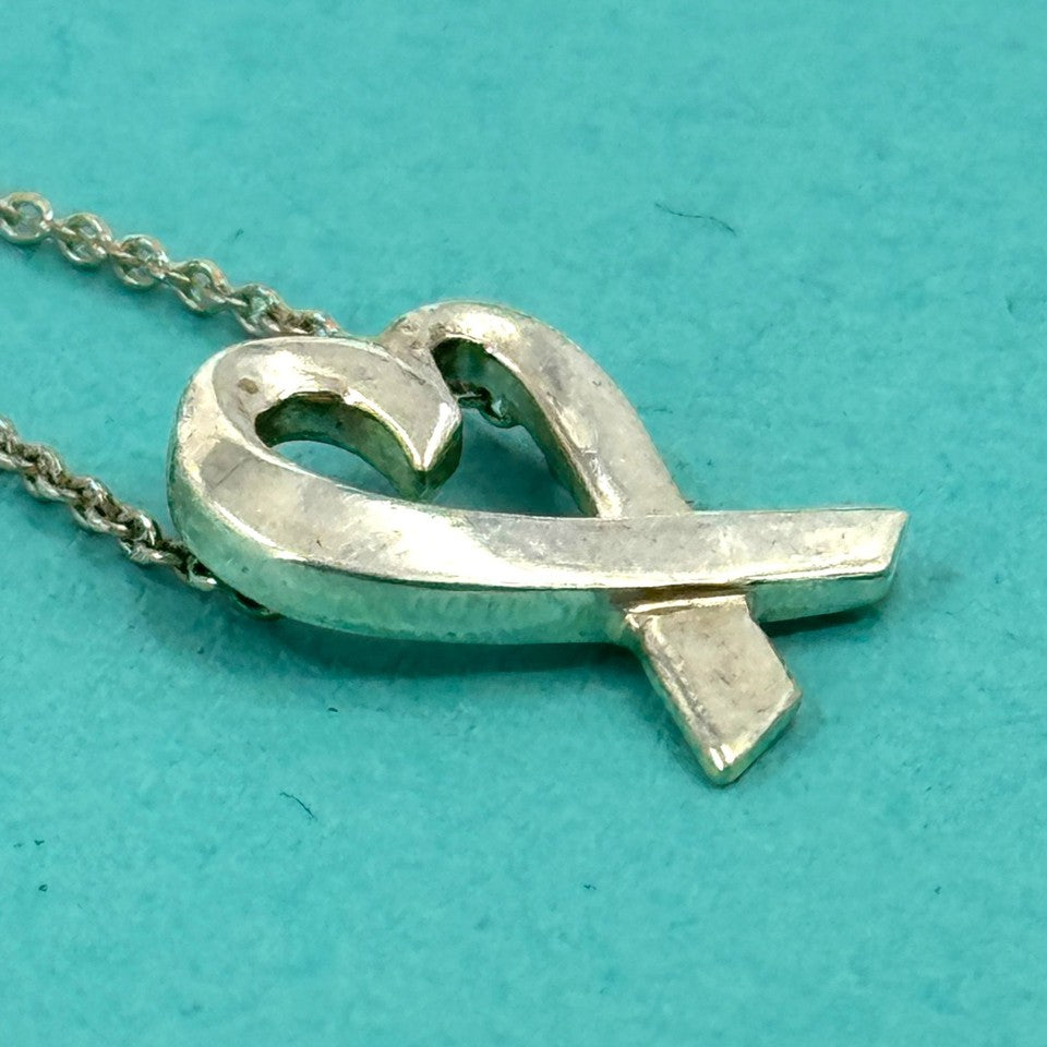 TIFFANY ネックレス SV 925 パロマピカソ ラビングハート